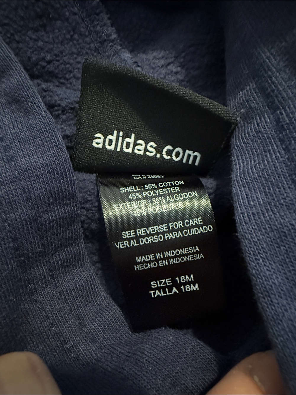 adidas Navy & Yellow Michigan Kids Sweatshirt and Joggers Set - Picture 2 of 2